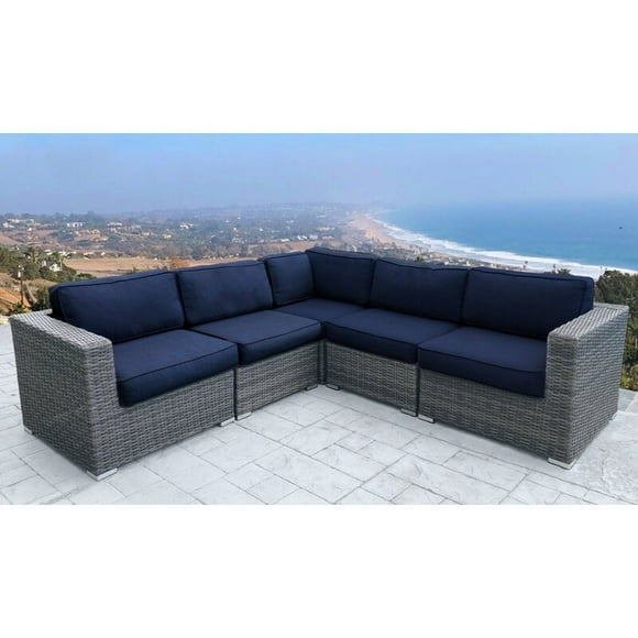 Rattan Sectional Seating Group Cushions