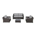 thumbnail image 1 of Living Source International LSI 5 Piece Sectional Seating Group With Cushion, 1 of 4