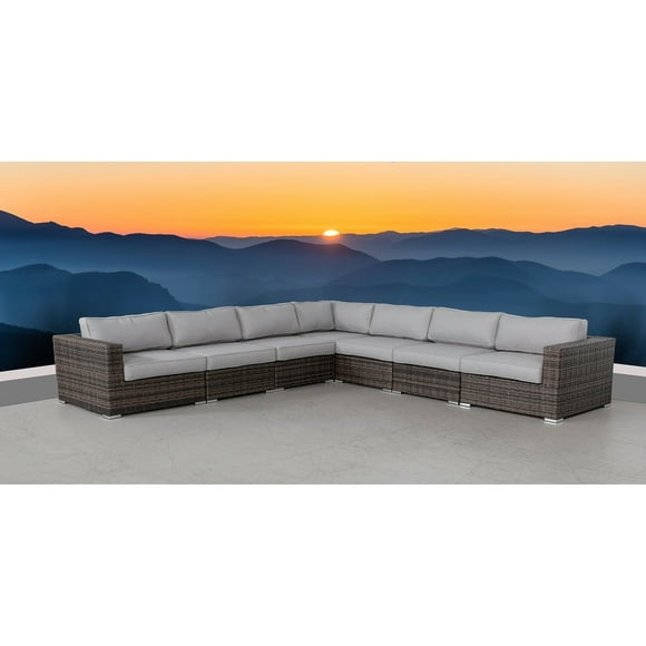 Rattan Sectional Seating Group Cushions