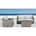 thumbnail image 1 of Living Source International Marina Wicker 4 Piece Patio Conversation Set, 1 of 3