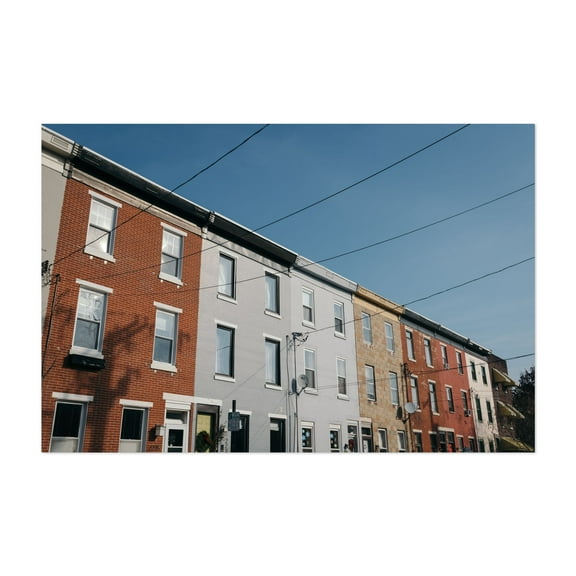 Living South Philly - Philadelphia Pennsylvania Photography Unframed Wall Art Print 5 x 7 inches