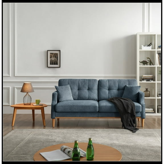 Living Space sofa 3 seater With Waterproof Fabric , USB Charge port