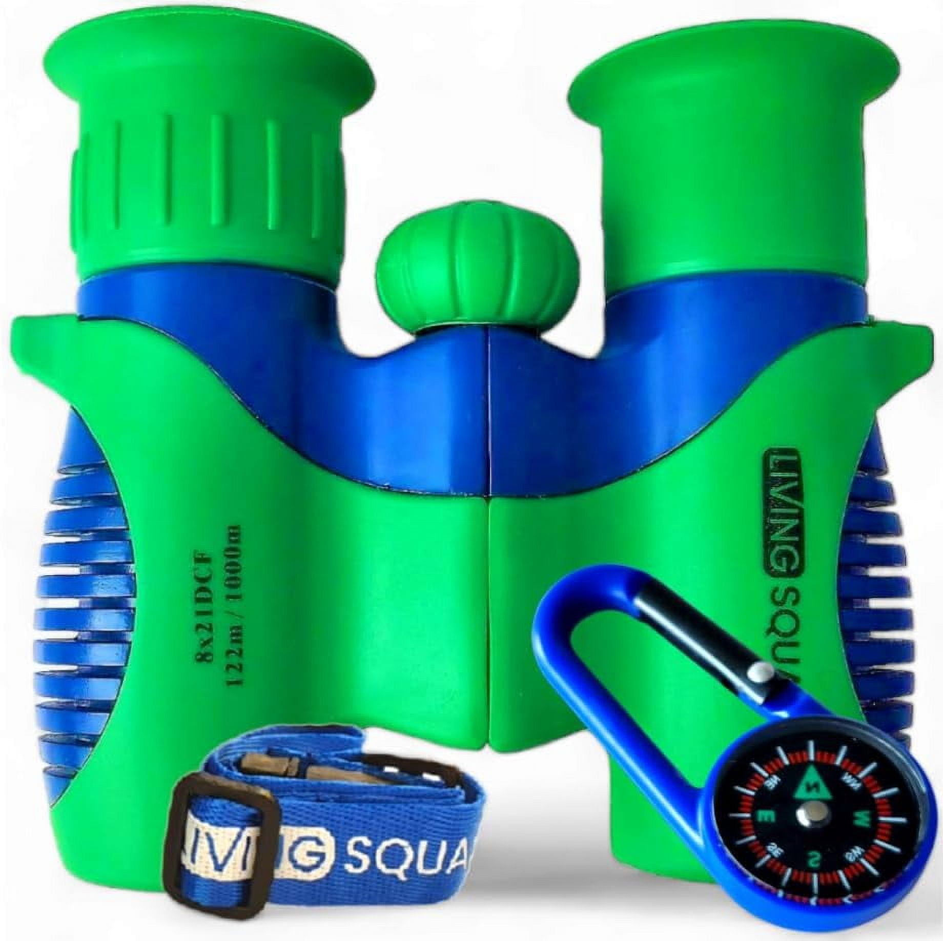 Living Squad Kids & Teens Binoculars Toy 8x21 Shock Proof High