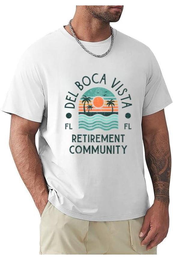 Living The Del Boca Dream Funny Florida Seinfeld Inspired Humor T-shirt, for men & women, up to size 5XL.