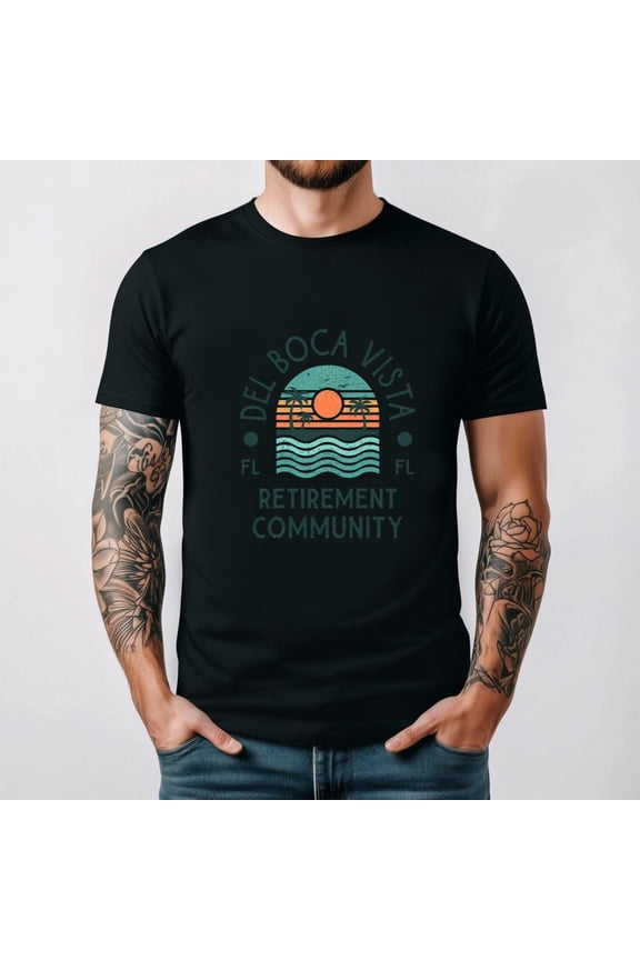 Living The Del Boca Dream Funny Seinfeld Florida Fun TV Sitcom Unisex T-Shirt, for men & women, up to size 5XL.