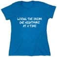 thumbnail image 1 of Living The Dream One Nightmare Sarcastic Humor Novelty Funny Women's Casual Tees, 1 of 3
