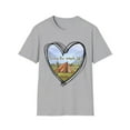 thumbnail image 1 of Living The Simple Life Heart Tent Outdoor Camping Lover Art Unisex T-Shirt, 1 of 4