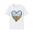 thumbnail image 1 of Living The Simple Life Heart Tent Outdoor Camping Lover Art Unisex T-Shirt, 1 of 4