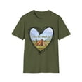 thumbnail image 1 of Living The Simple Life Heart Tent Outdoor Camping Lover Art Unisex T-Shirt, 1 of 4