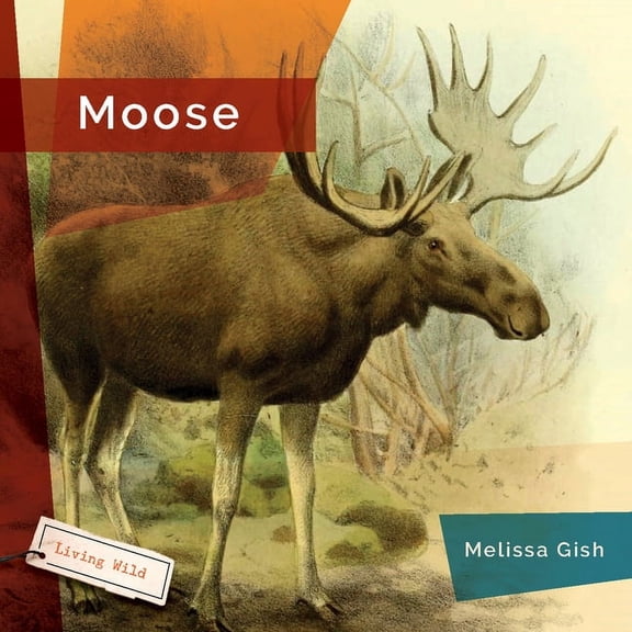 Living Wild Moose, (Hardcover)