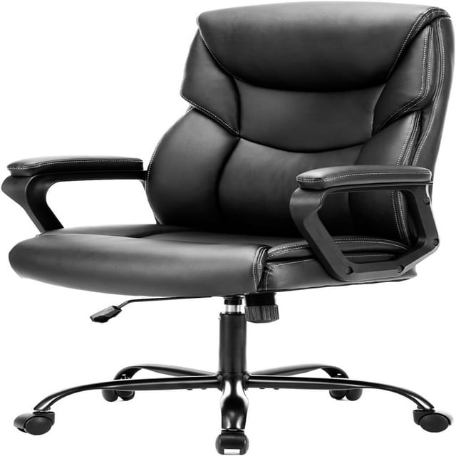 Living&Giving Office Chair High Back Leather Executive Office Chair Big