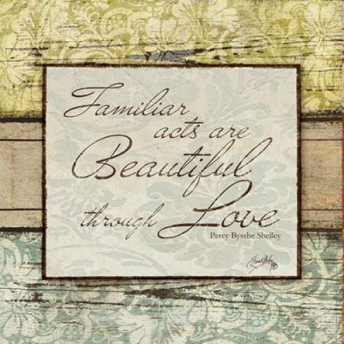 Living in Love II Canvas Art - Elizabeth Medley (24 x 24)