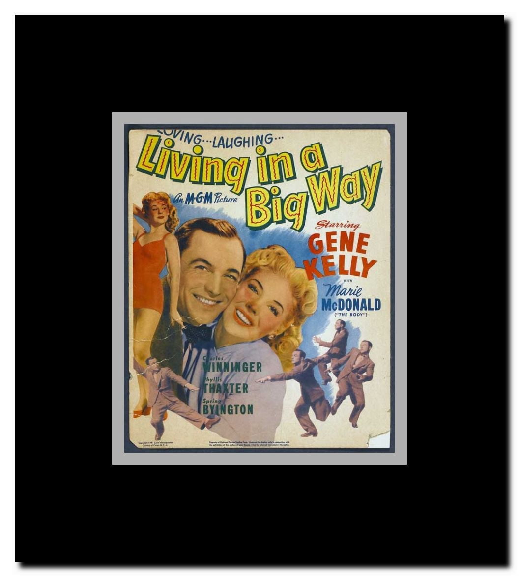 Living in a Big Way Framed Movie Poster