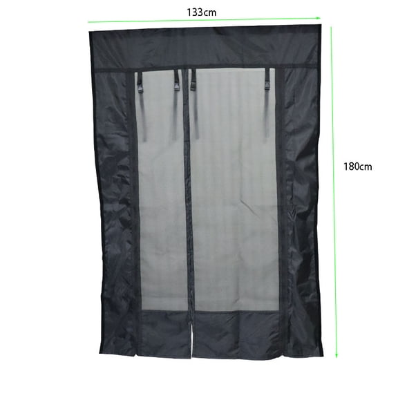 Living in a Bubble Van Bug Screen Universal Size Side Door Flyscreen Mosquito Net, Center Magnetic Closure