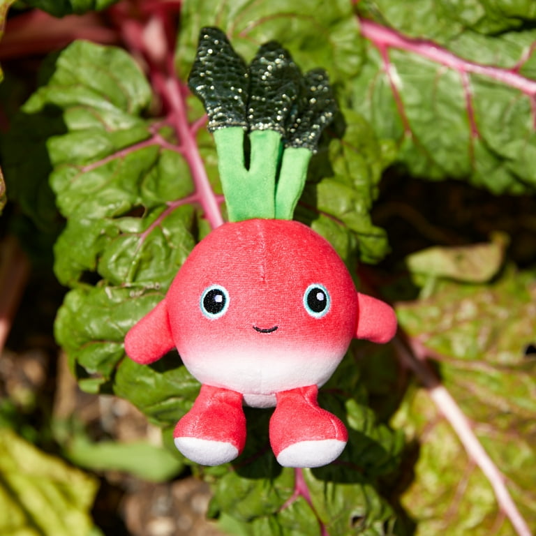 Living on the Veg 6 inch Plush Madison Radish RadLads Collectible Stuffed Toy Walmart