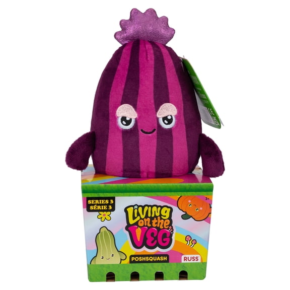 Living on the Veg 6-inch Plush - Monique Squash PoshSquash Collectible Stuffed Toy