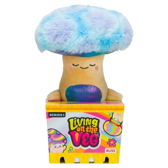 Living on the Veg 6 inch Plush Mushroom Medley - Zeek and Maisey Collectible Stuffed Toys
