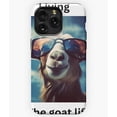 thumbnail image 1 of Living the Goat Life Shirt Funny Farm Animal A2997&nbsp;Phone Case for iPhone 11 to 17 Pro Max, 1 of 2