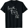 thumbnail image 1 of Living the Texas Life T-Shirt Black Large, 1 of 4