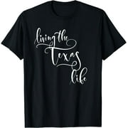 Living the Texas Life T-Shirt Black