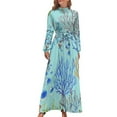 thumbnail image 1 of Living under the sea Long Dress dress for women summer Women's summer dress, 1 of 4