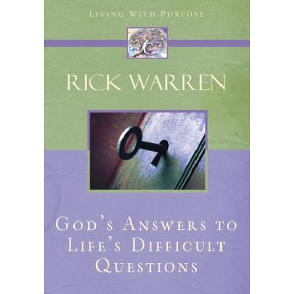 Pre-Owned Living with Purpose (Paperback): God's Answers to Life's Difficult Questions (Series #4) (Paperback)