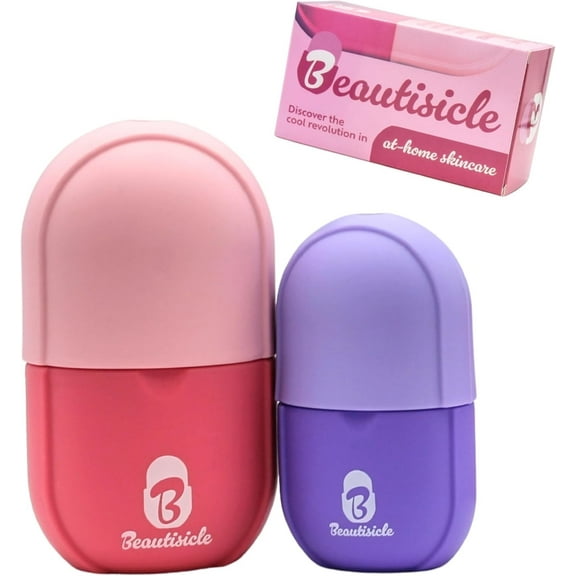 Living247 Ice Roller For Face, Pack of 2 Skin Care Tools for Skin Enhancing and Cooling, Natural Glow Beauty Tools