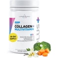 thumbnail image 1 of Livingood Daily Collagen Peptides Powder Vanilla, 30 Servings - 4in1 Grass Fed Hydrolyzed Collagen Powder with Multi Vitamins, 1 of 8