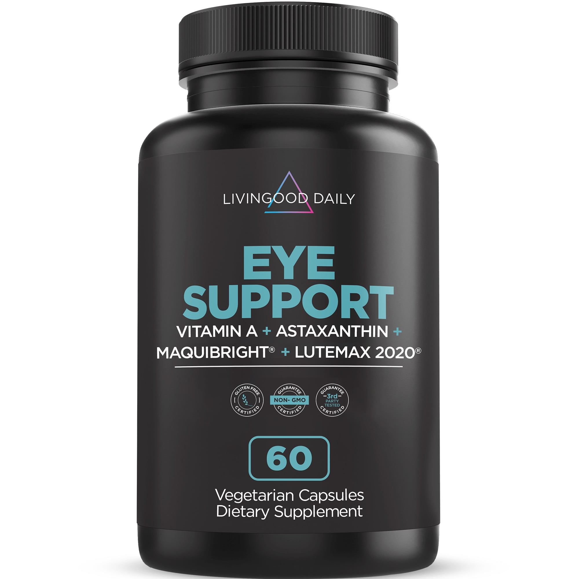 Livingood Daily Eye Support, 60 Capsules with Lutein & Zeaxanthin Eye