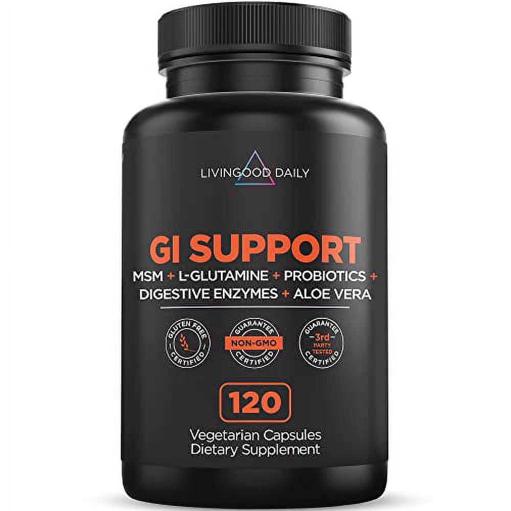 Livingood Daily GI Support Leaky Gut Repair Supplements 1000mg L