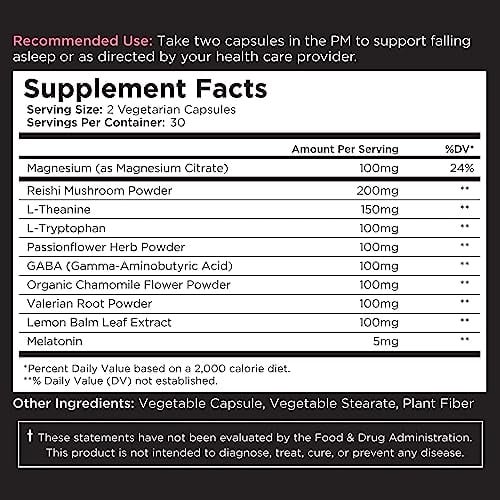 Livingood Daily Sleep Support, 5mg Melatonin Natural Sleep Aid with