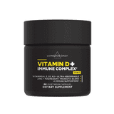Livingood Daily Immune-Boosting Vitamin D3 K2 Capsules, 60 Count with ...