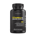 thumbnail image 1 of Livingood Daily Vitamin D + Immune Complex, Made with Vitamin D3 K2, Zinc, Magnesium, Vitamins E & A and Probiotics, Immune Support Supplement, Advanced Absorption, Gluten Free, Non GMO, 60 Capsules, 1 of 6