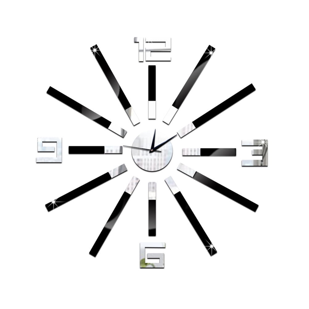 Strandchic creative clock for living room square acrylic 1pack 25 6x25