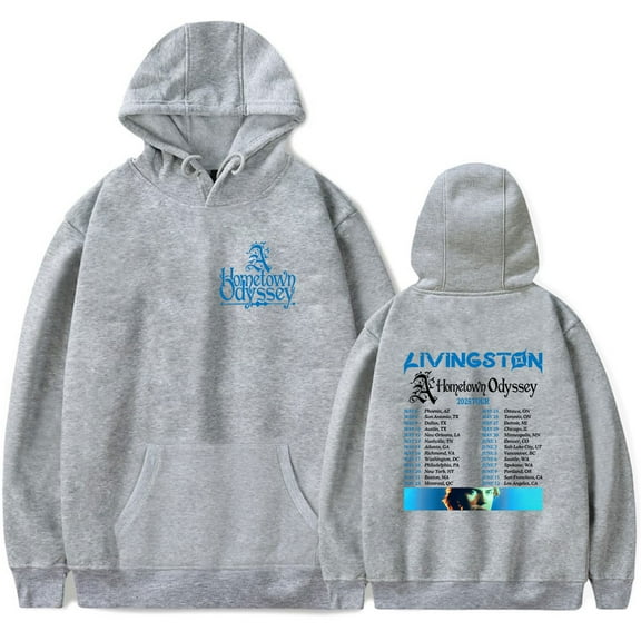 Livingston A Hometown Odyssey 2025 Tour Merch Hoodies Women Men Long Sleeve Sweatshirt Fashion Clothes