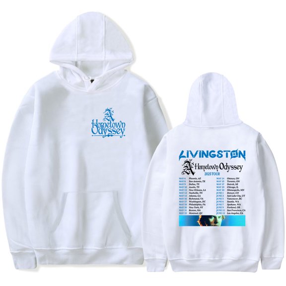 Livingston A Hometown Odyssey 2025 Tour Merch Hoodies Women Men Long Sleeve Sweatshirt Fashion Clothes