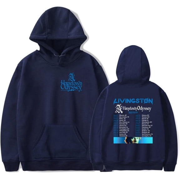 Livingston A Hometown Odyssey 2025 Tour Merch Hoodies Women Men Long Sleeve Sweatshirt Fashion Clothes