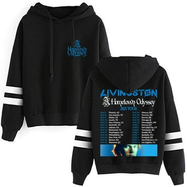 Livingston A Hometown Odyssey Tour 2025 Merch Pullovers Pocketless Parallel Bars Sleeve Streetwear