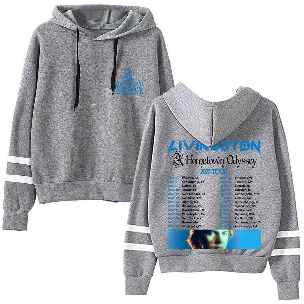 Livingston A Hometown Odyssey Tour 2025 Merch Pullovers Pocketless