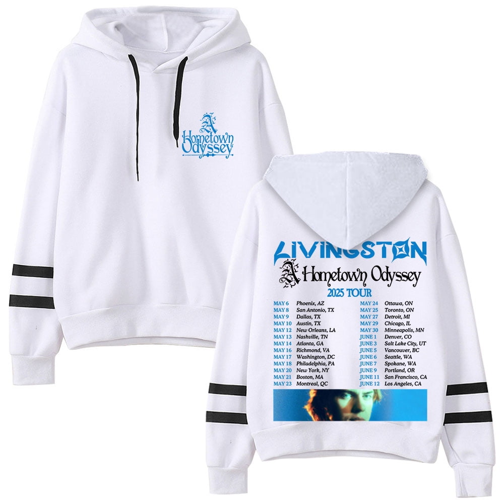 Livingston A Hometown Odyssey Tour 2025 Merch Pullovers Pocketless