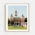 thumbnail image 1 of Livingston County Courthouse, Pontiac - Pontiac Illinois Photography Architecture Vintage Cityscape Travel Poster Oak Framed Wall Art Print 9 x 12 inches, 1 of 12