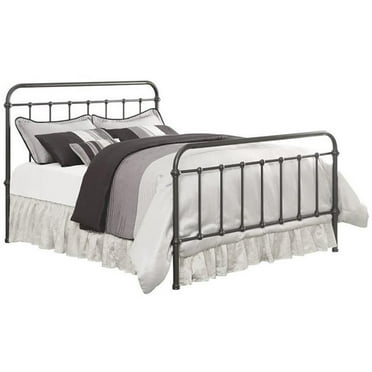 Livingston Full Panel Metal Bed Dark Bronze