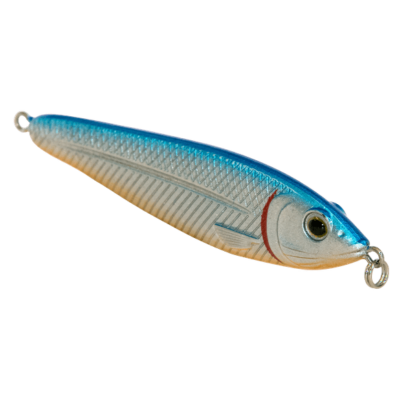 Livingston Lures EBS Jigging Spoon-Blue Back Chrome Shad