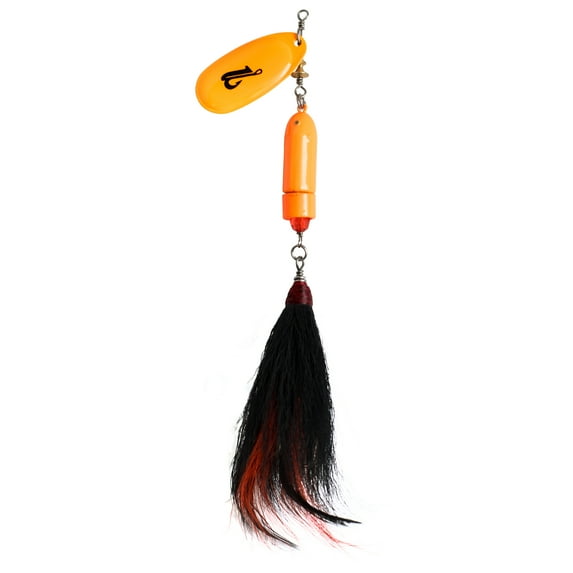 Livingston Lures EBS Spinner 100-Hot Orange black