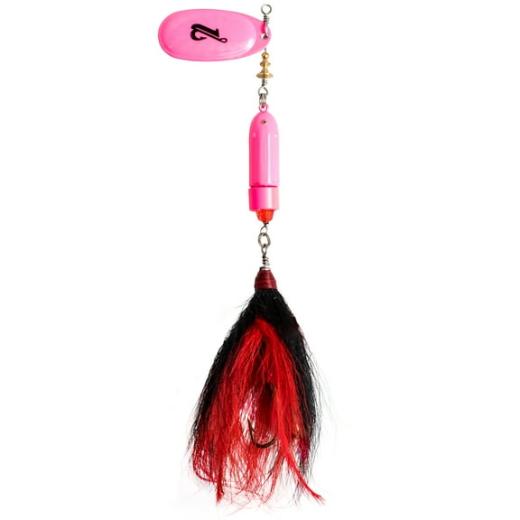 Livingston Lures EBS Spinner 100-Hot Pink Black