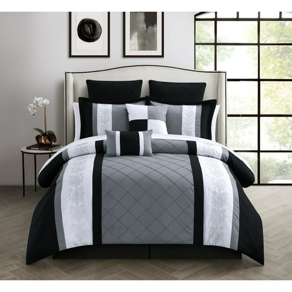 Livingston Oversized and Overfilled Comforter Set (8-Piece)