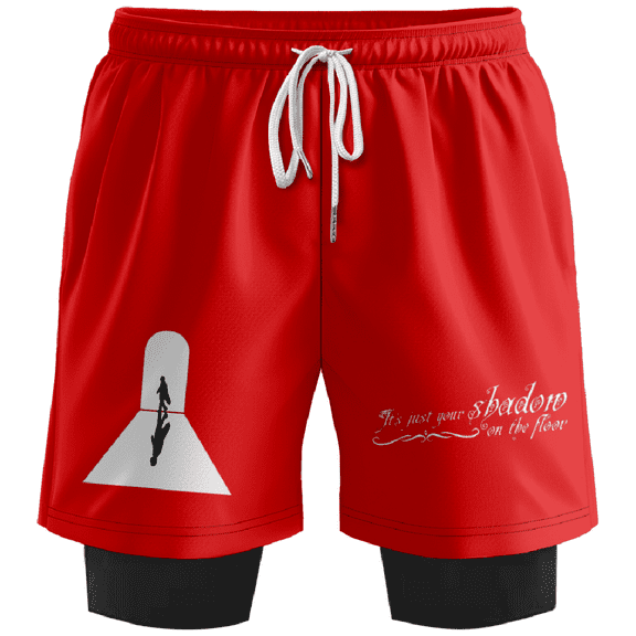 Livingston Shadow Lyric Shorts Women Men 2 in 1 SweatShorts Fashion Outdoor Sportswear
