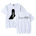 thumbnail image 1 of Livingston Shadow Lyric Tee Unisex Short Sleeve T-shirt Fashion Crewneck Tops, 1 of 2