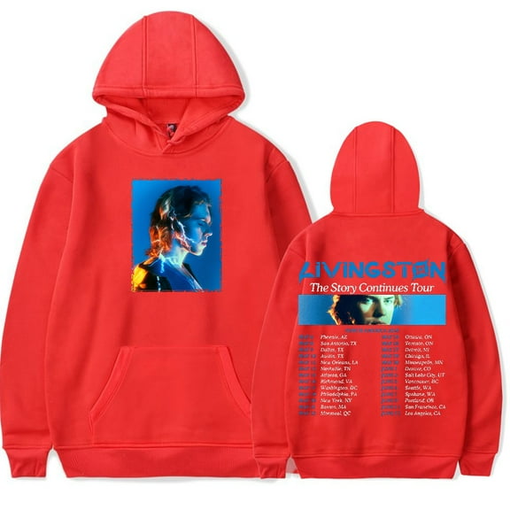 Livingston The Story Continues Tour 2025 Hoodies Merch Women Men Long sleeve Fashion Casual Hooded Sweatshirts