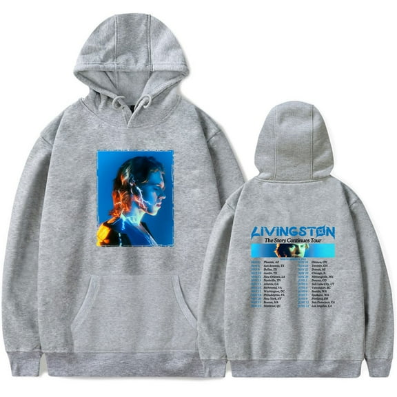 Livingston The Story Continues Tour 2025 Merch Hoodies Women Men Long Sleeve Sweatshirt Fashion Clothes